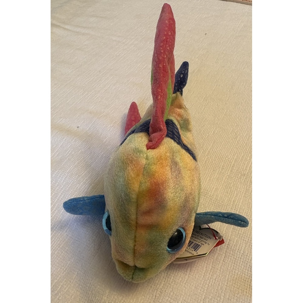 TY Beanie Baby -‎ ARUBA the Angel Fish (7 inch) - Stuffed Animal Toy